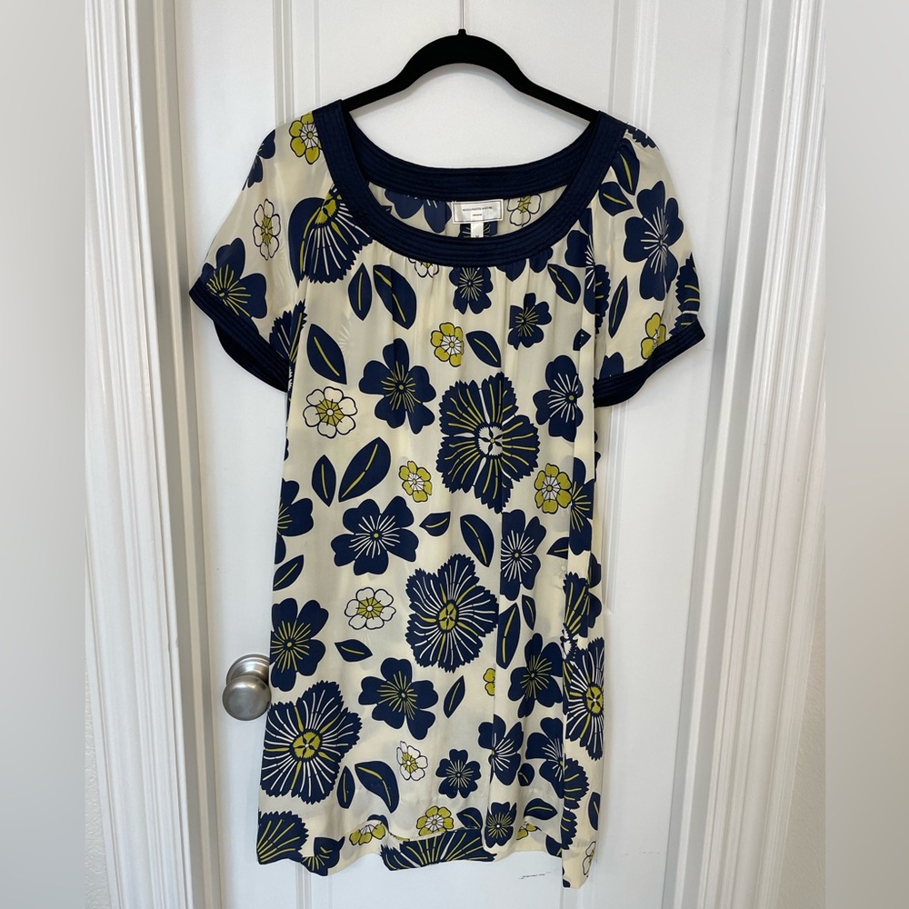 Anthropologie Moulinette Soeurs Silk Shift Dress | Size Medium